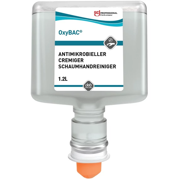SCJP OxyBAC fertőtlenítő habszappan, illatmentes, színezékmentes, bőrbarát, TouchFREE Ultra automata adagolóhoz, 1,2L patron
