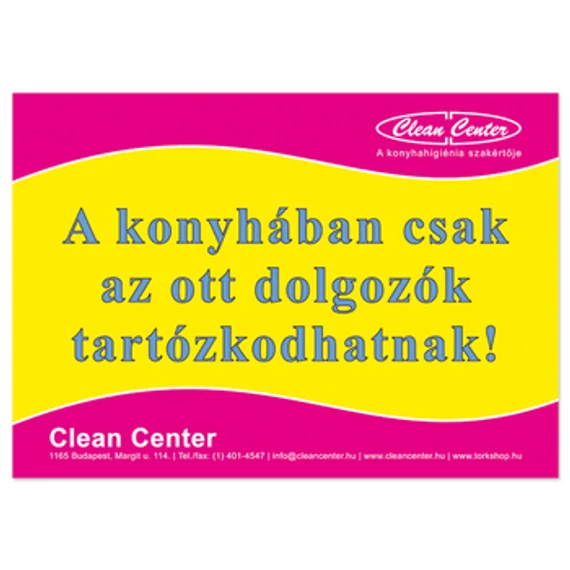 Tájékoztató- és helyiségtáblák (A4 méret)
