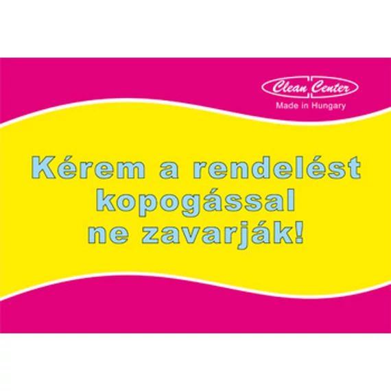 Tájékoztató- és helyiségtáblák orvosi rendelőbe (A4 méret)