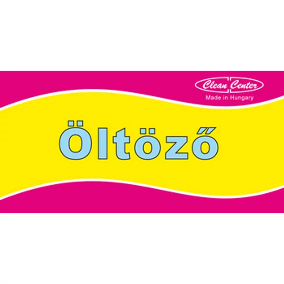 Tájékoztató- és helyiségtáblák fitneszterembe (140x70mm)