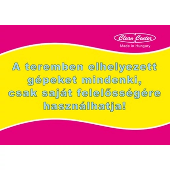 Tájékoztató- és helyiségtáblák fitneszterembe (A5 méret)