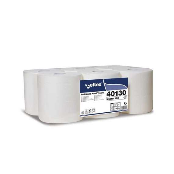 Celtex Master 130 tekercses kéztörlő cellulóz, 2 réteg, 130m, 19x21cm, 6 tekers/zsugor