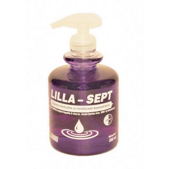 Lilla Sept fertőtlenítő kéztisztító pumpás 0,5L
