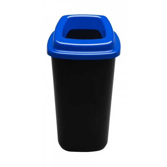 Plafor Sort szelektív hulladékgyűjtő, szemetes 45L fekete/kék