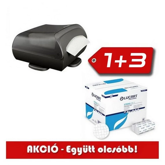 Lucart Szalvéta adagoló csomag 1db adagoló + 3 karton 832293