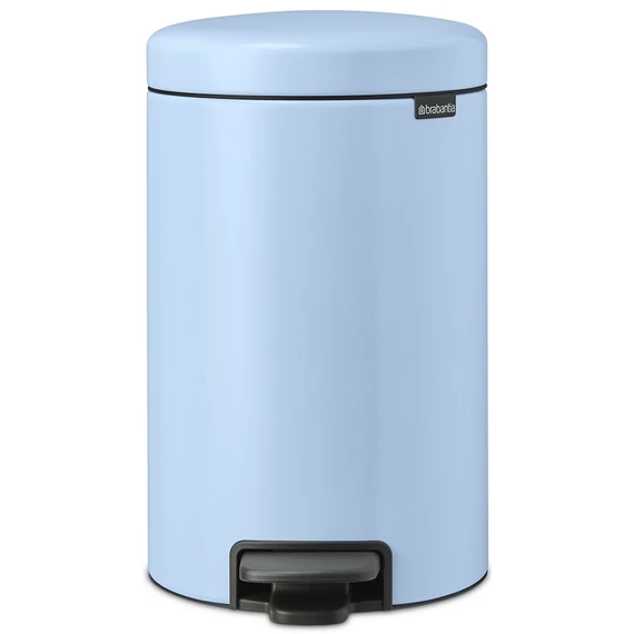 Brabantia NewIcon pedálos hulladékgyűjtő szagmentesen záródó Soft-Close fedél, műanyag tartály, 12L - X méret, acél, álomkék - 202483