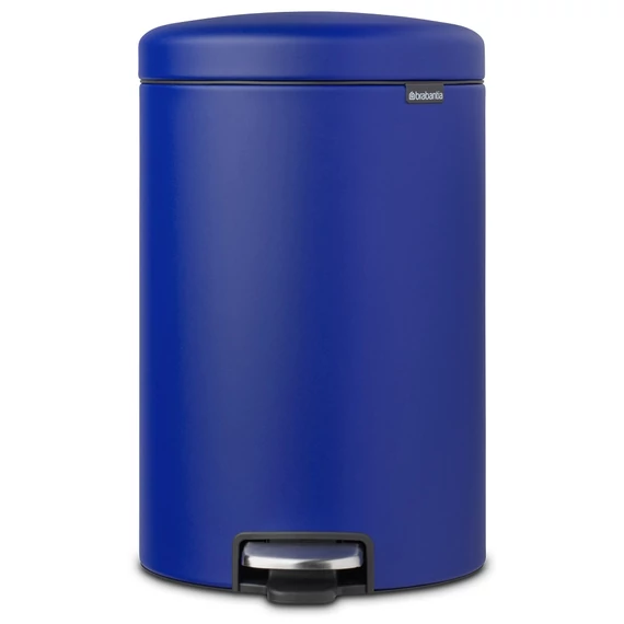 Brabantia NewIcon pedálos hulladékgyűjtő szagmentesen záródó Soft-Close fedél, műanyag tartály, 20L - Y méret, acél, kobaltkék ásványi textúra - 206887