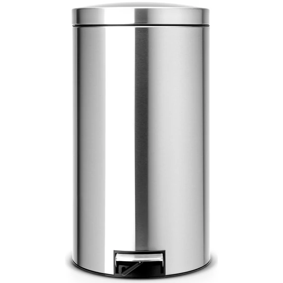 Brabantia Pedal Bin Silent pedálos hulladékgyűjtő, 45L - L méret, r.m. acél, selyem ujjlenyomatmentes - 424205