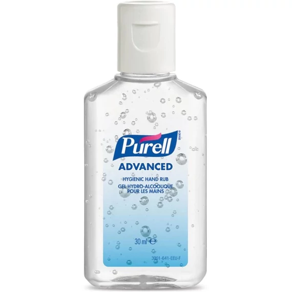 PURELL Advanced kézfertőtlenítő gél, 30 ml-es flakon, kupakos