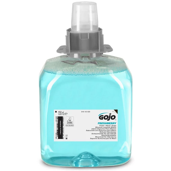 GOJO Freshberry gránátalma illatú kézkímélő habszappan, FMX, 1250 ml