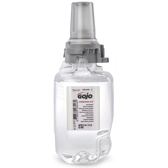 GOJO Antimikrobiális Plus fertőtlenítő kézmosó habszappan utántöltő patron, ADX-7 rendszer, 700ml