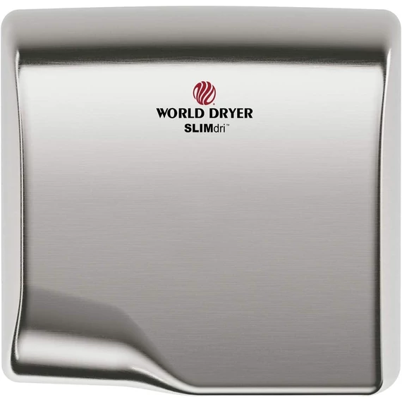 L-972 WORLD DRYER SLIMdri automata kézszárító, r.m. acél, fényes, 950 W, 10-12 mp, 83 dB