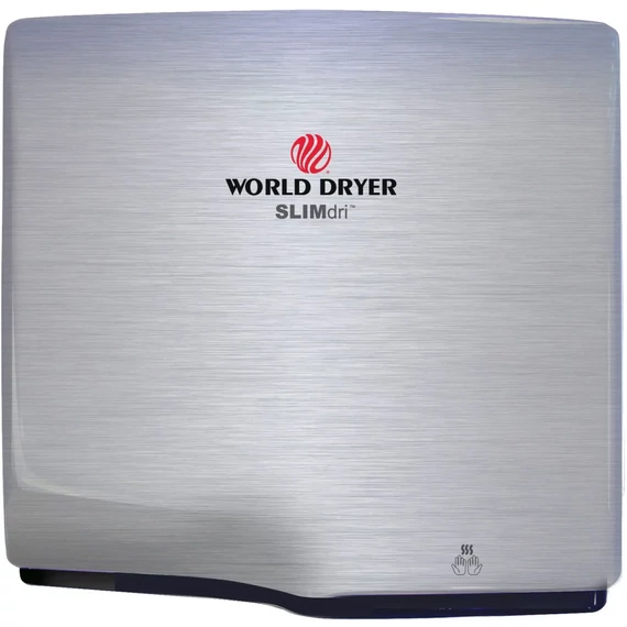 L-973 WORLD DRYER SLIMdri automata kézszárító, r.m. acél, selyem, 950 W, 10-12 mp, 83 dB