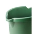 Kép 2/2 - Fass Natural Green felmosó vödör csavarókosárral, ovális, zöld