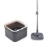 Kép 1/8 - Spin Mop forgófejes felmosószett lapos moppal (vödör + nyél + facsaró + 2 mop)