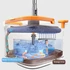 Kép 7/8 - Spin Mop forgófejes felmosószett lapos moppal (vödör + nyél + facsaró + 2 mop)