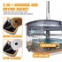 Kép 8/8 - Spin Mop forgófejes felmosószett lapos moppal (vödör + nyél + facsaró + 2 mop)
