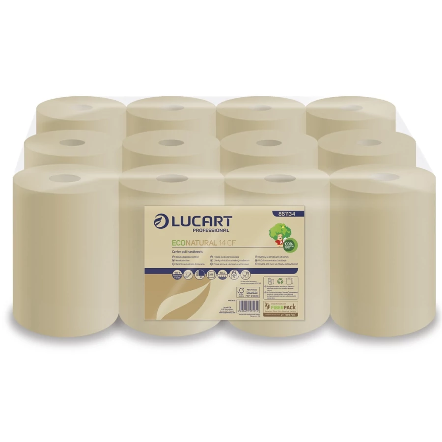Lucart Econatural CF 14  2 rétegű tekercses kéztörlő 861134
