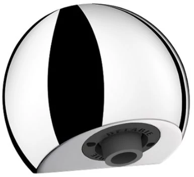 DELABIE ROUND vandálbiztos fix zuhanyfej vízkőtaszító Comfort zuhanykifolyó betéttel falon belüli csövezéshez, 10l/p