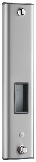 DELABIE SECURITHERM forrázásgátlós infra vezérlésű zuhanyfal H-M vízre, r.m. acél, felső bekötés, hálózati
