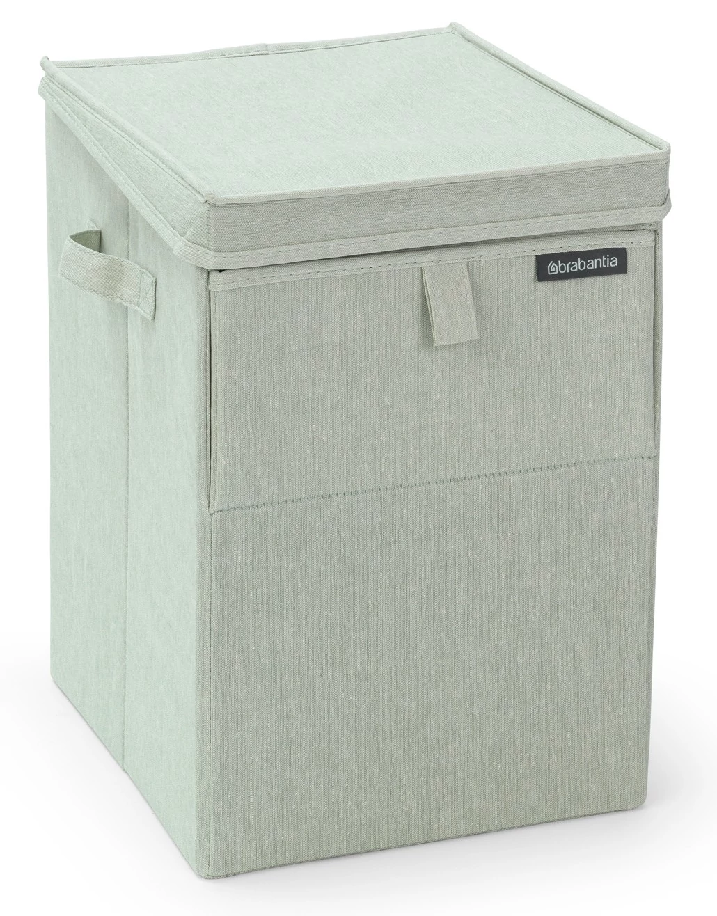 Brabantia Stackable Laundry Box egymásra helyezhető szennyestartó doboz, fix tetővel, téglalap formájú, 35L, zöld - 120466