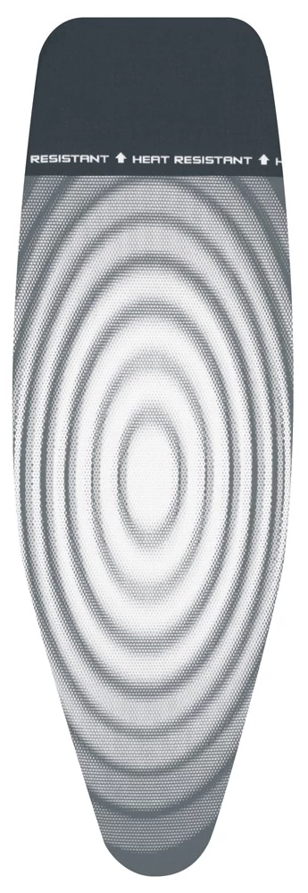 Brabantia Ironing Table Perfect Fit Covers vasalódeszka huzat, 1350x450mm - D méret, komplett szett - huzat + 8mm hab alátét, hőálló pihentető zóna, titán ovális - 135842