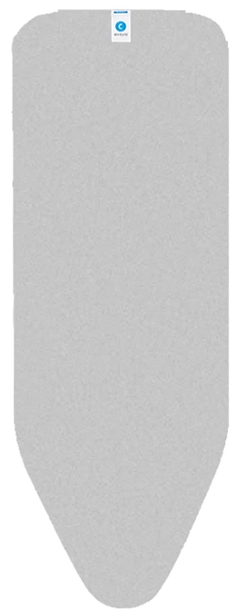 Brabantia Ironing Table Perfect Fit Covers vasalódeszka huzat, 1240x450mm - C méret, felső réteg - huzat + 2mm hab alátét, metalizált szürke - 136702