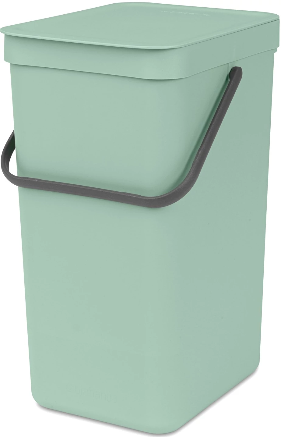 Brabantia Sort - Go konyhai szemetes felnyitható fedéllel, fogantyúval szelektív és komposzt gyűjtéséhez, 16L - D méret, jáde zöld - 211867