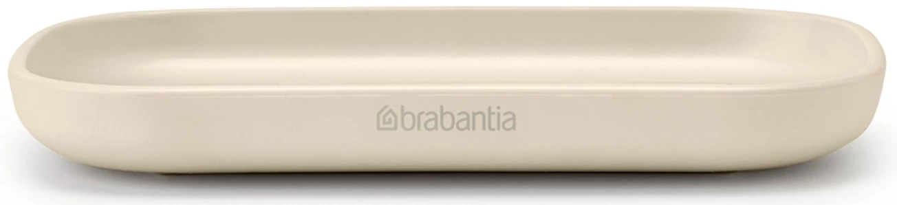Brabantia ReNew szappantartó csúszásmentes talppal, bordázott tálcával, mely szárazon tartja a szappant, műanyag, világos bézs - 223389