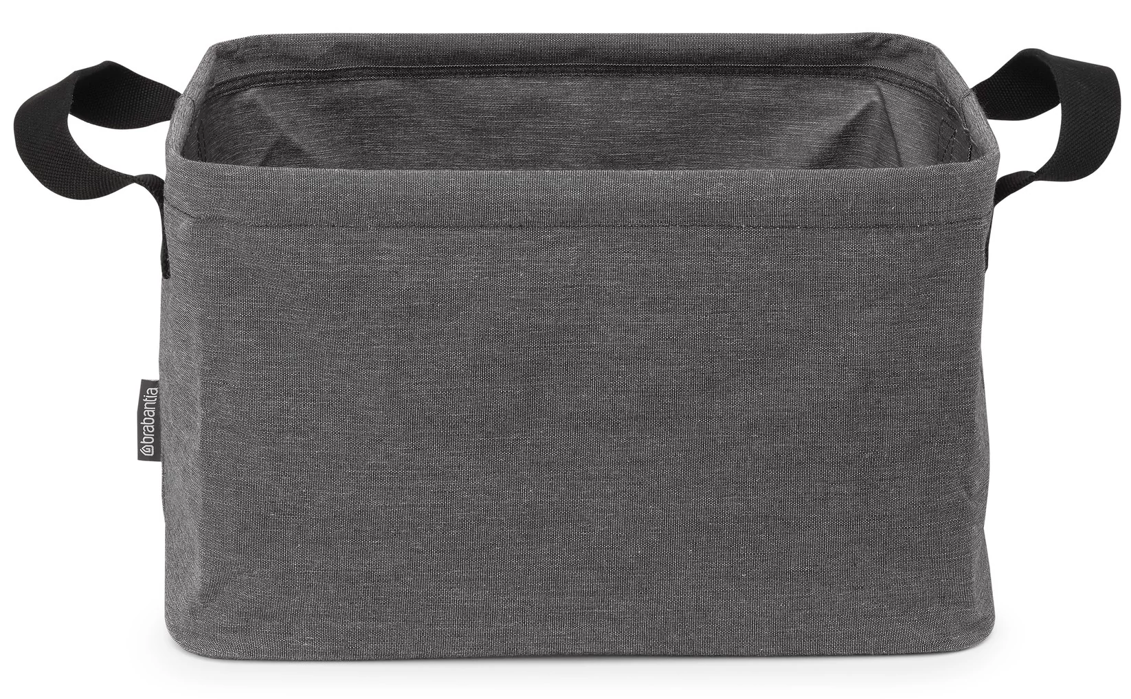 Brabantia Foldable Laundry Basket összehajtható szennyestartó kosár acél vázzal, 35L kapacitás, borsfekete - 232701