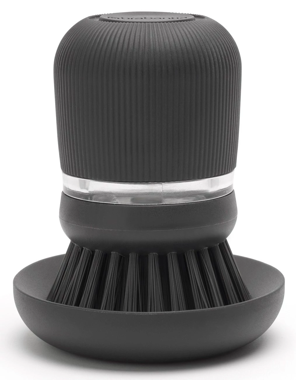 Brabantia SinkSide Soap Dispensing Dish Brush kézi mosogatókefe 100ml mosogatószer adagoló tartállyal, sötétszürke - 302626