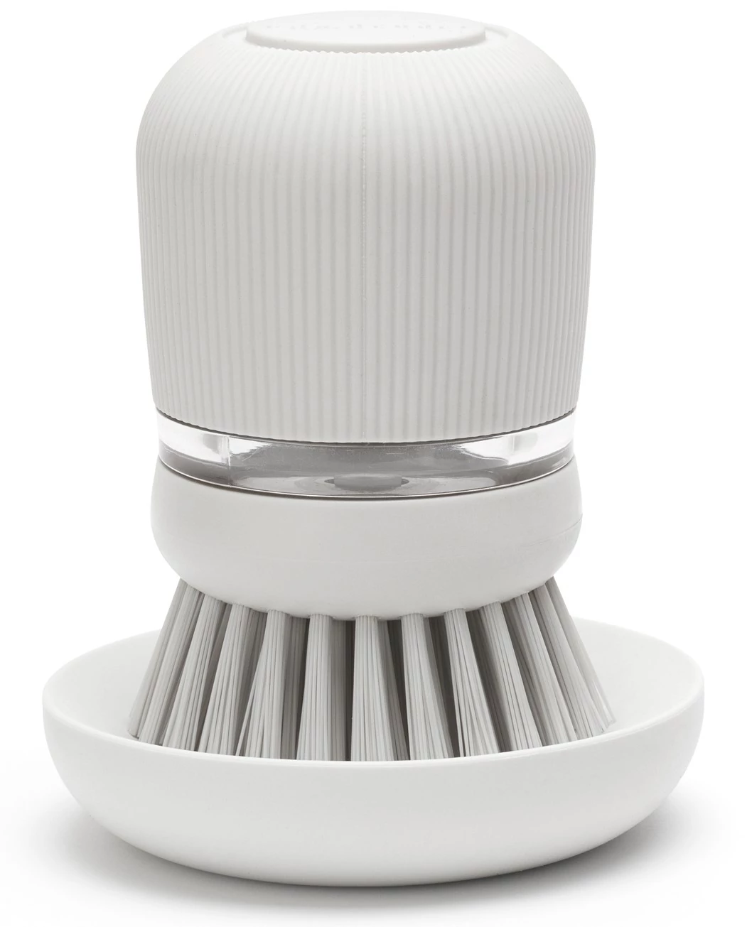 Brabantia SinkSide Soap Dispensing Dish Brush kézi mosogatókefe 100ml mosogatószer adagoló tartállyal, világosszürke - 302640