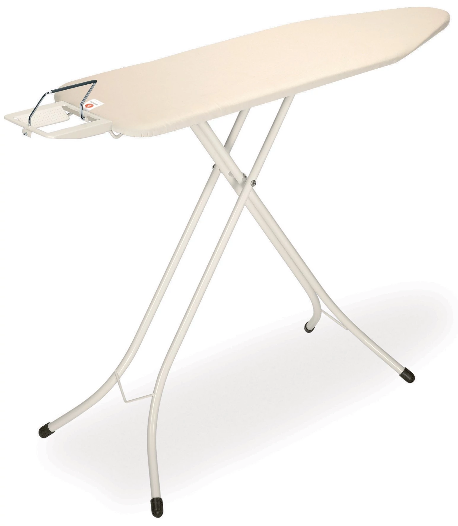 Brabantia Steam Iron Rest vasalódeszka 1240x380mm - B méret, kinyitható vasalótámasz, D=22mm fehér váz, ekrü huzat - 347764