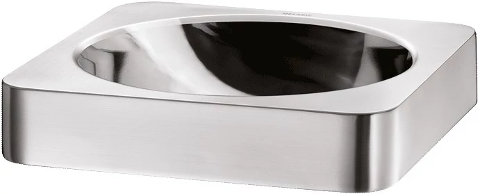 DELABIE QUADRA mosdópultba félig süllyesztett r.m. acél kézmosókagyló, dual finish, 380x380mm