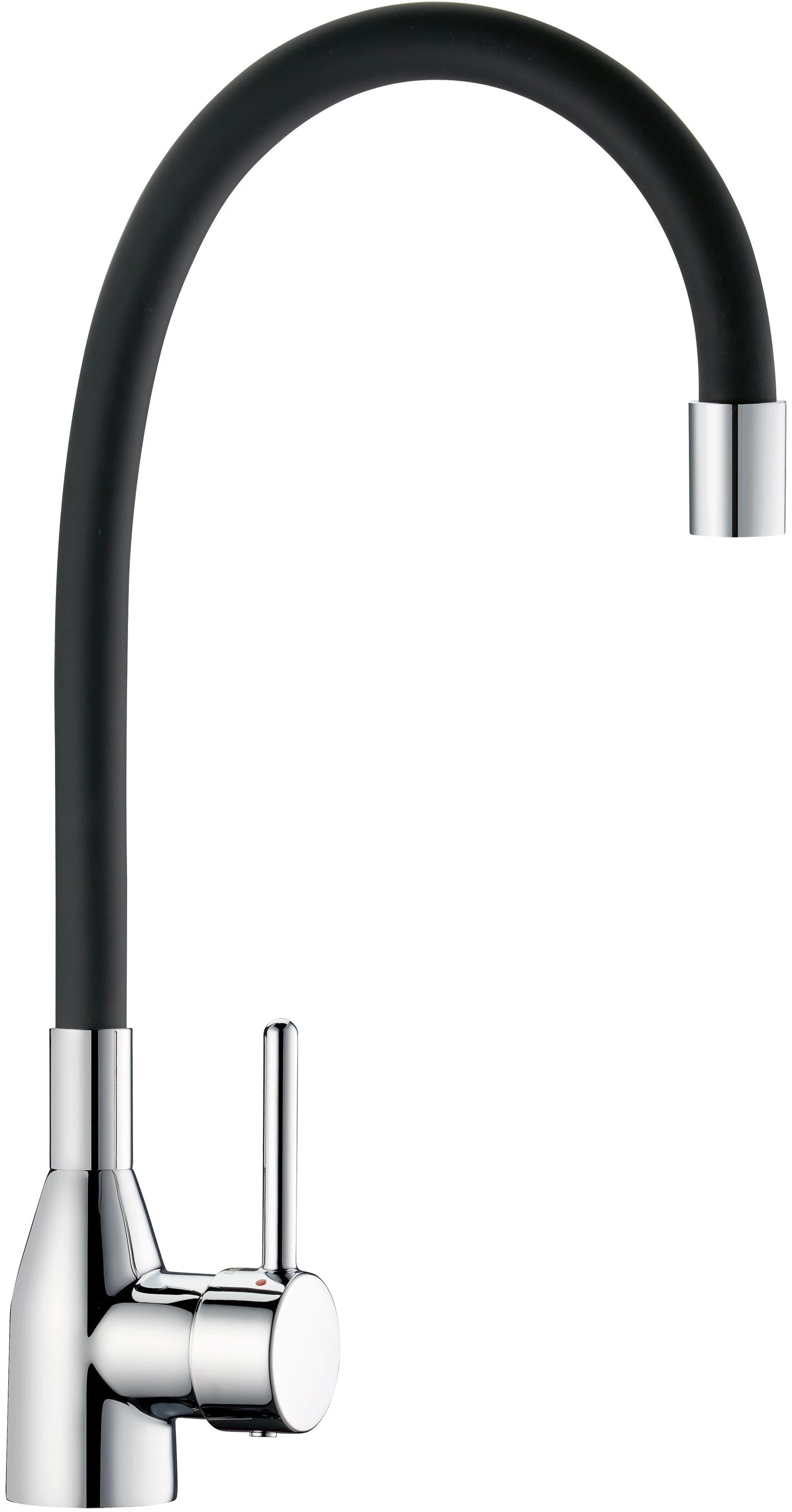 DELABIE Slimline álló mosogató csaptelep flexibilis tömlővel, függőleges keverőkarral, H=max. 535mm, 9L/p