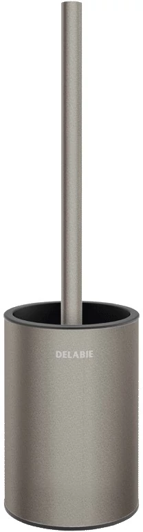 DELABIE Be-Line fali WC-kefe alacsony házzal, biztonsági rögzítéssel, 1mm AISI304 r.m. acél, antracit