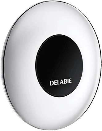 DELABIE TEMPOMATIC infra vezérlésű WC öblítőszelep 1-30mm vastag panelokra, lemezekre, hálózati
