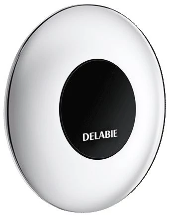 DELABIE TEMPOMATIC infra vezérlésű WC öblítőszelep szervizfolyosós szereléshez, max 160 mm falra, hálózati