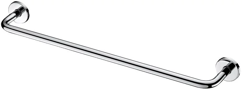 DELABIE törölközőtartó rúd, 600 mm egyenes, 1 állású, r.m. acél, d=20 mm, fényes