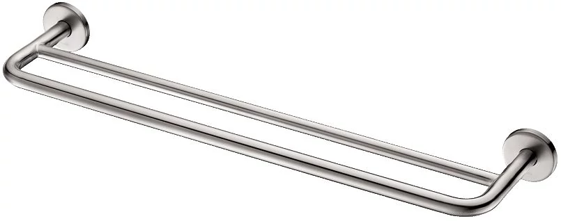 DELABIE törölközőtartó rúd, 600 mm egyenes, 2 állású, r.m. acél, d=16/20 mm, selyem