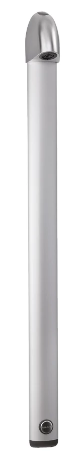 DELABIE SPORTING 2 zuhanypanel kevert vízre Soft-Touch nyomógombbal, vortex szóráskép, 6L/perc, alumínium