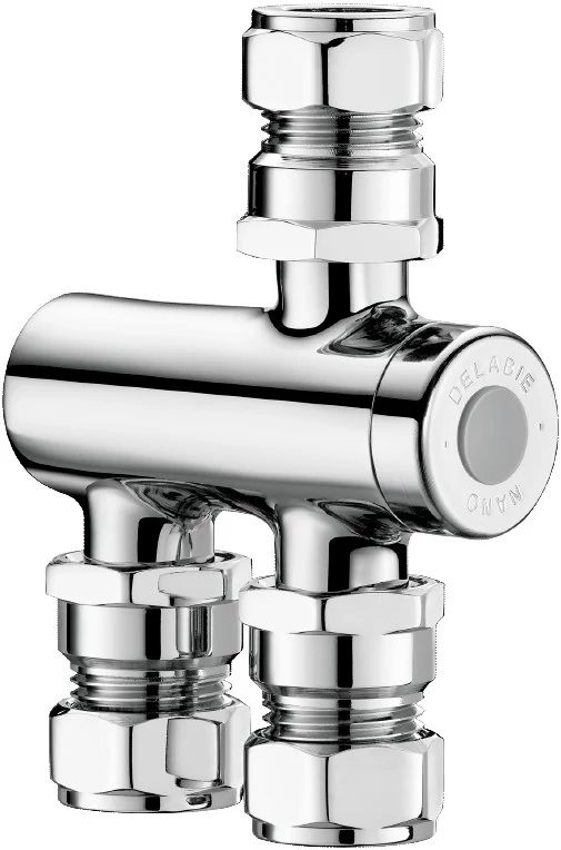 DELABIE Premix Nano termokeverő használati melegvízhez, DN15, M1/2