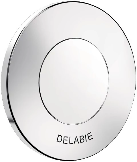 DELABIE TEMPOFLUX 1 szervizfolyosós, Soft-Touch nyomógombos direkt WC öblítő 7mp, 200mm falakig, 200mm falakig, 3/4