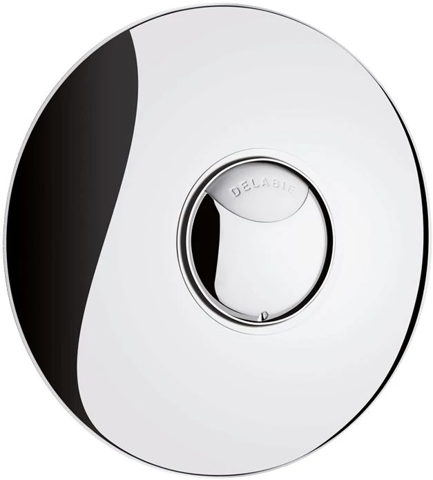 DELABIE TEMPOFLUX 2 vandálbiztos, direkt öblítésű nyomógombos WC öblítő, 3L/6L, 7mp