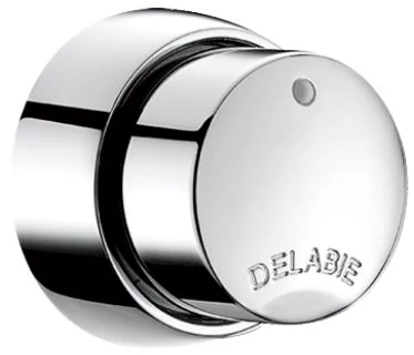 DELABIE TEMPOSOFT 2 nyomógombos piszoár öblítőszelep, max. 7 mm vastag panelra, M1/2