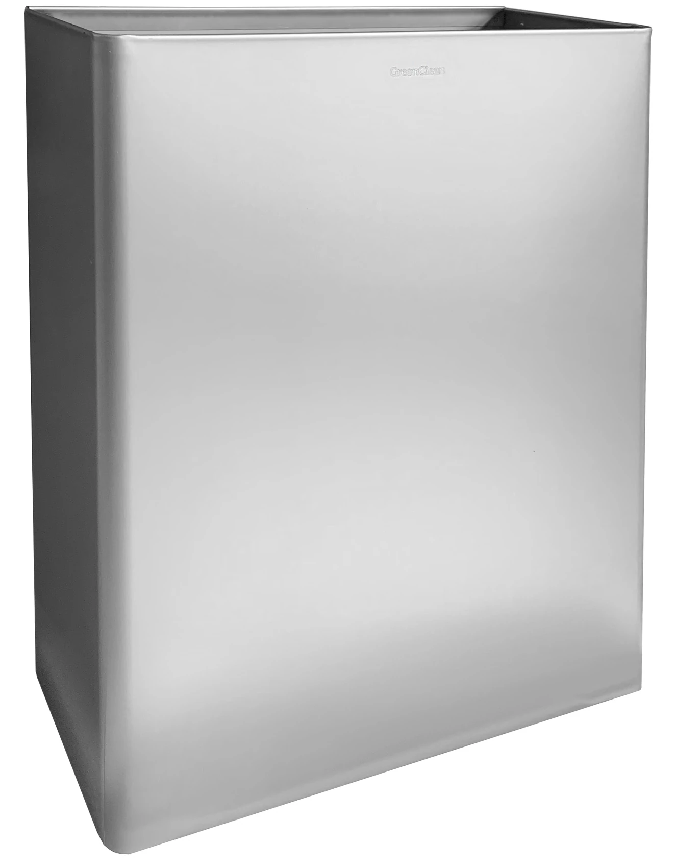Fali fedő nélküli hulladékgyűjtő, 23 liter, rozsdamentes acél, matt, Silk Touch ujjlenyomatmentes felülettel