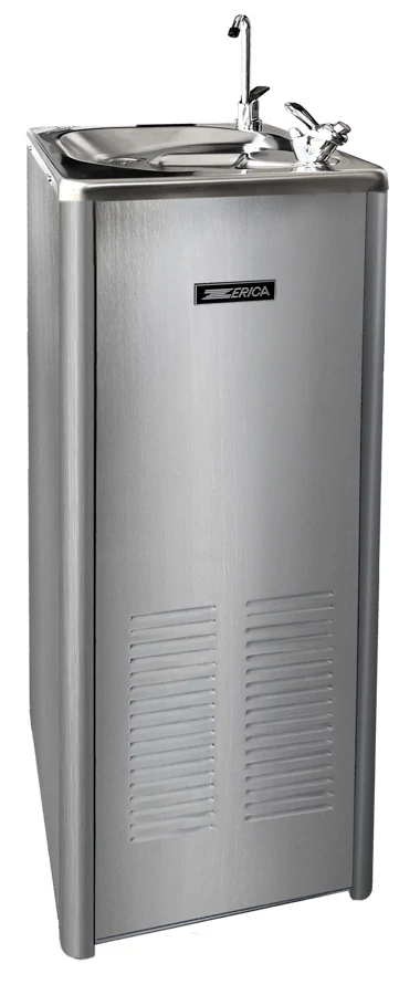 Refresh 260 hűtött vizes ivókút ivókútfejjel és pohártöltővel, 75L/h Turbo Clean vízhűtő technológia, R600a hűtőközeg, álló r.m. acél ház