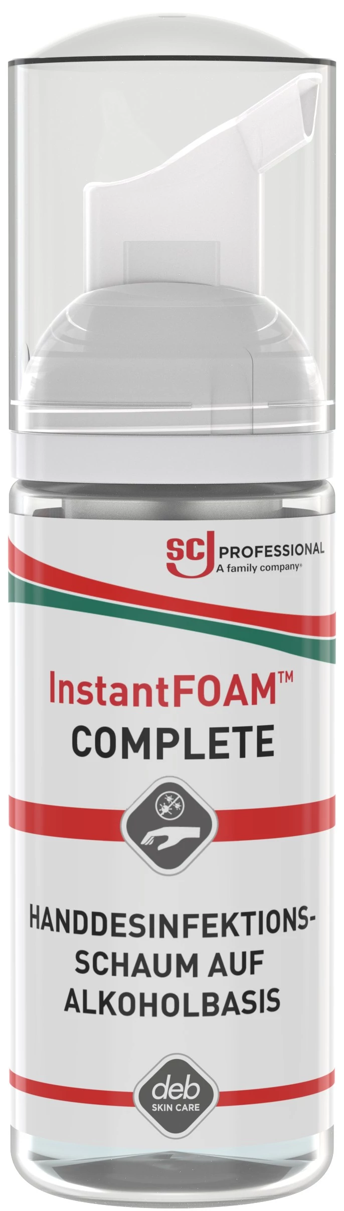 SCJP InstantFOAM COMPLETE alkoholos kézfertőtlenítő hab, széles hatásspektrum, illat- és színezékmentes, hipoallergén, 47ml pumpás flakon