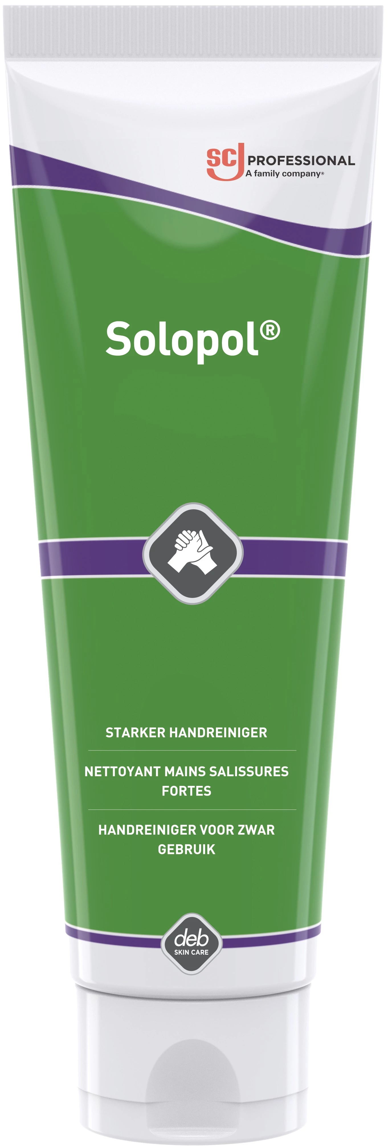 SCJP Solopol Heavy Duty ipari kézmosó szappan makacs szennyeződésekre, dióhéj őrleménnyel, erős tisztítóhatás: 4/5, 250ml flip kupakos tubus