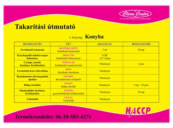 Takarítási útmutató (A4 méret)